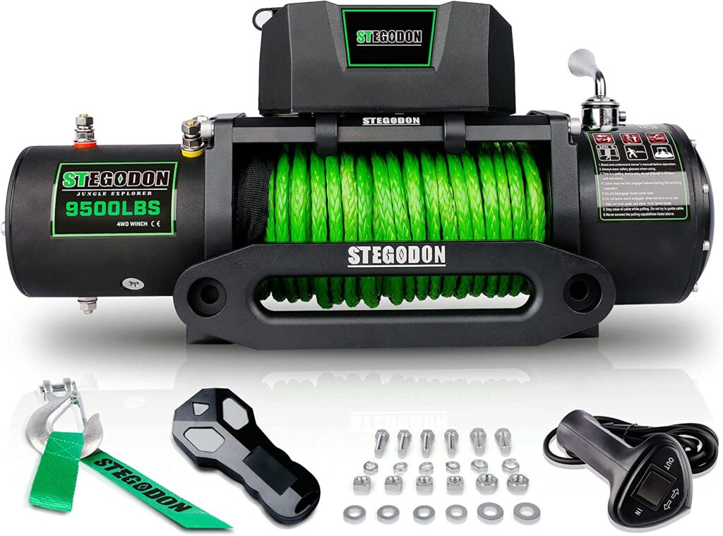 STEGODON New 9500 lb. Load Capacity Electric Winch
