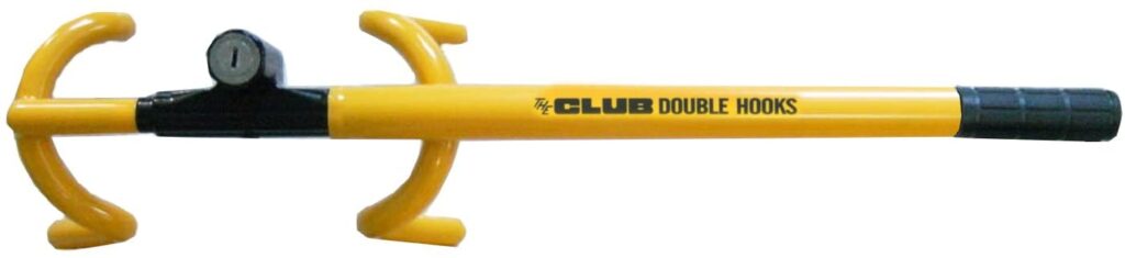 The Club 3000 Twin Hooks Steering Wheel Lock