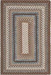 Safavieh Braided Collection BRD313A Handmade Country Cottage Reversible Accent Rug