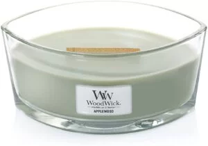 WoodWick Everyday Applewood Ellipse Hearth Wick Candle