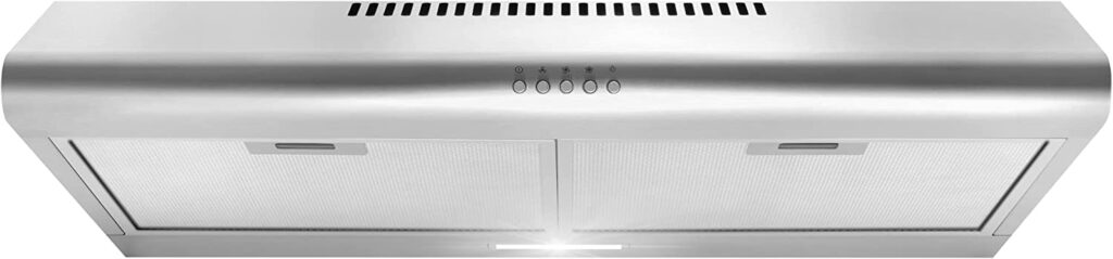 COSMO COS-5MU30 30 in. Under Cabinet Range Hood Ductless Convertible Duct