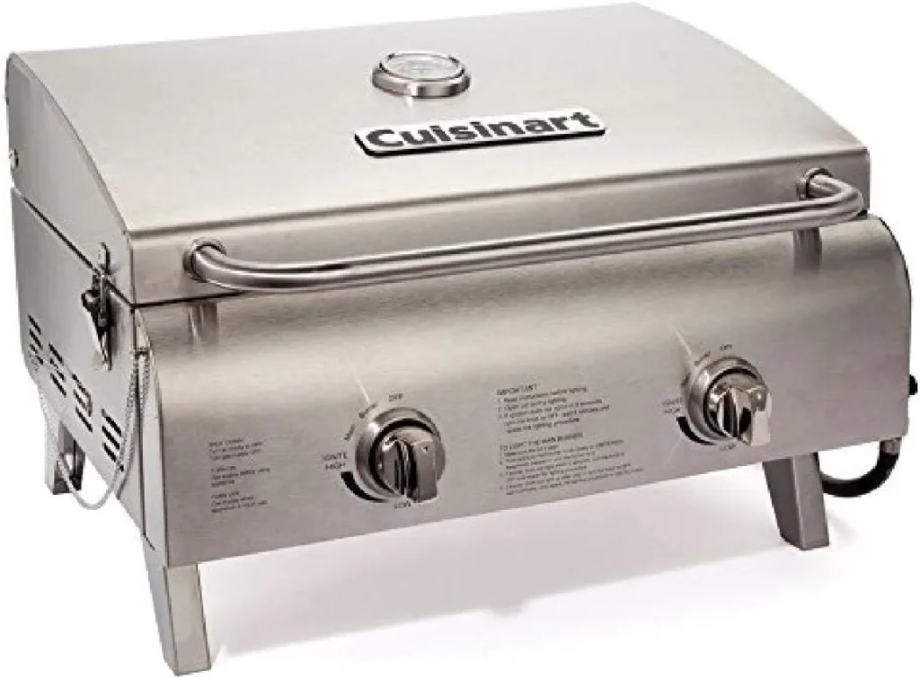 Cuisinart Chef's Style Portable Propane Tabletop Professional Gas Grill