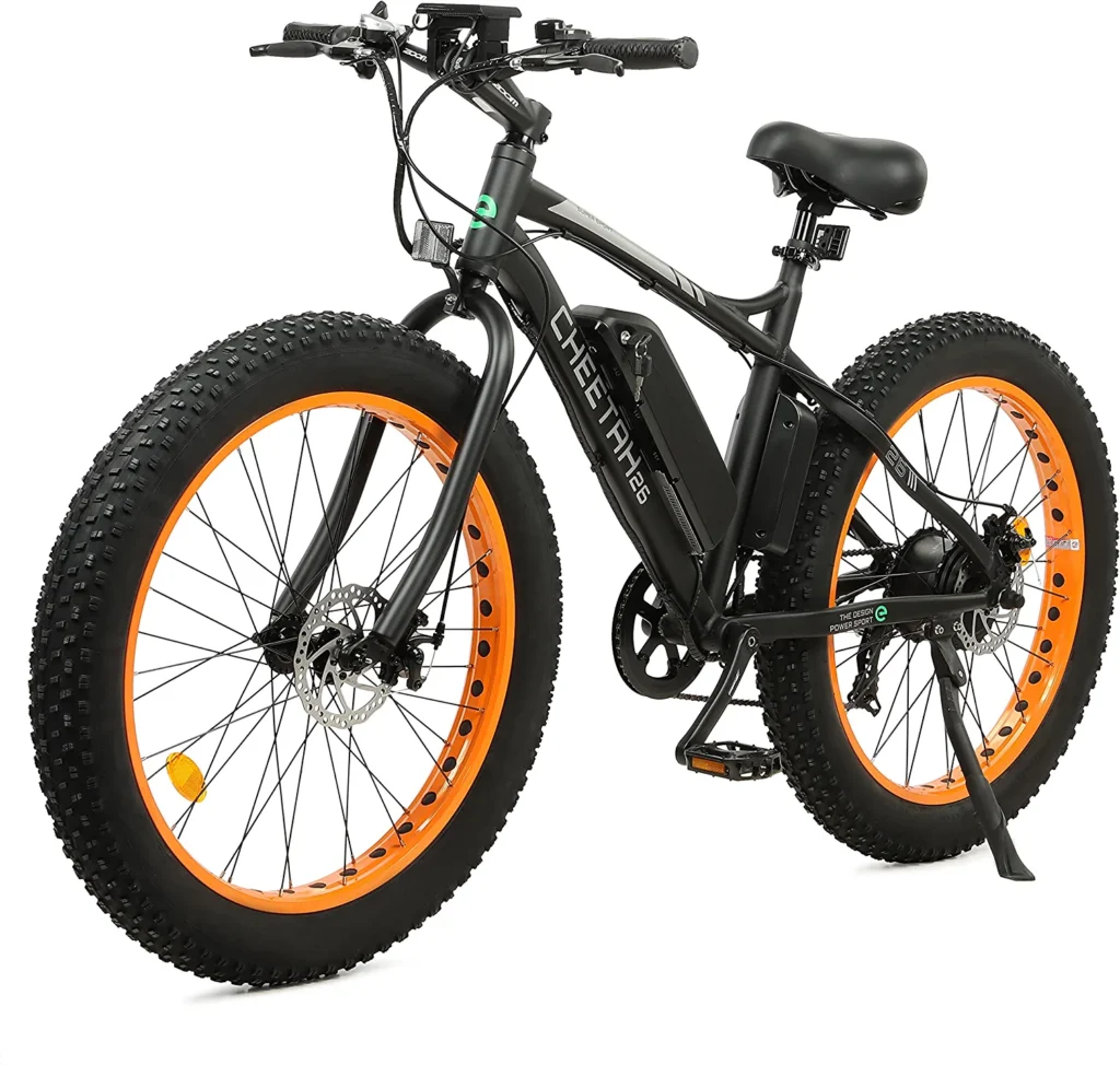 ECOTRIC Cheetah Electric Bike 26" X 4" Fat Tire Bicycle