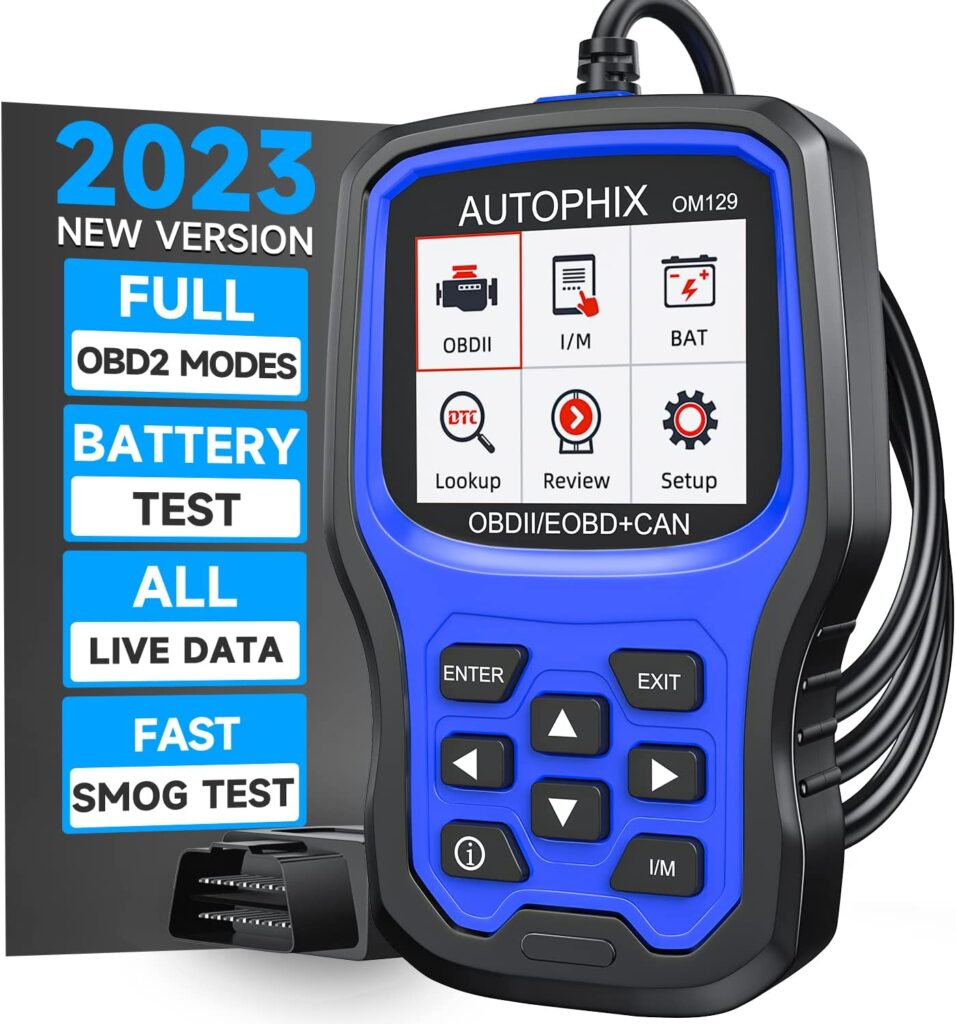 AUTOPHIX OBD2 Scanner OM129 Battery Test 2-in-1 Car Code Reader
