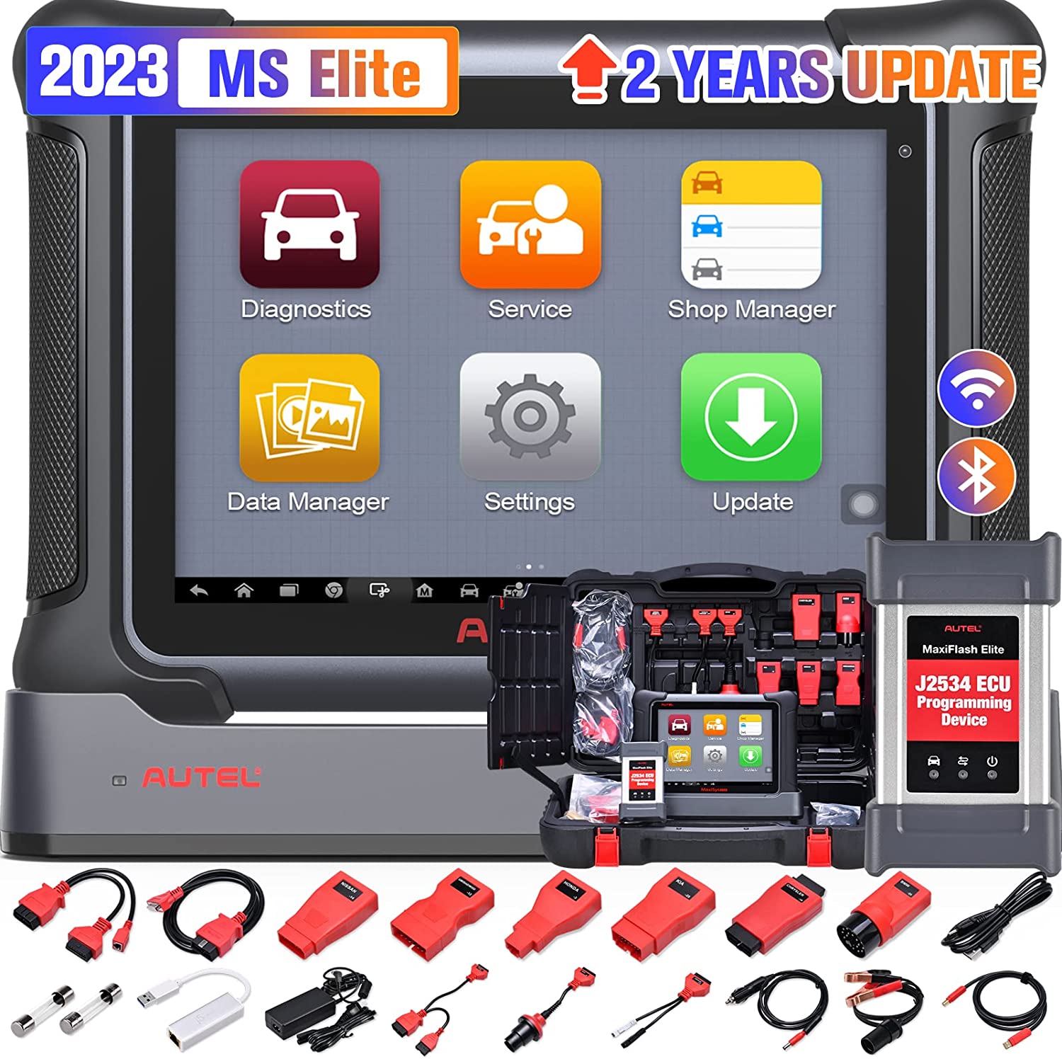Autel MaxiSys Elite with 2 Years Free Update, 2023 Top J2534 ECU Programming