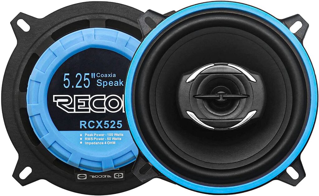 RECOIL RCX525 Echo Series 5.25-Inch Car Audio Coaxial Speaker System