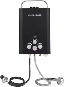 GASLAND Tankless Water Heater, 1.58GPM 6L Portable Instant Propane Outdoor Gas Heater